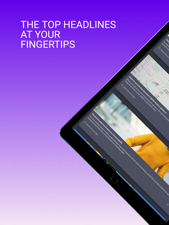 Trending Tech News iPad screenshot 1 - News app