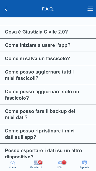 Giustizia Civile Screenshot