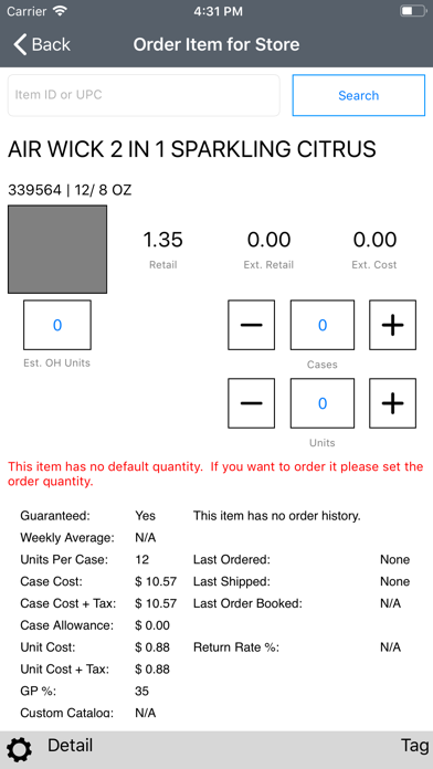 Henry’s Foods Mobile Pro Screenshot
