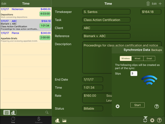 iSlips iPad screenshot 5 - Business app