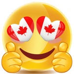 Download Thumbs Up Canadian Emojis app