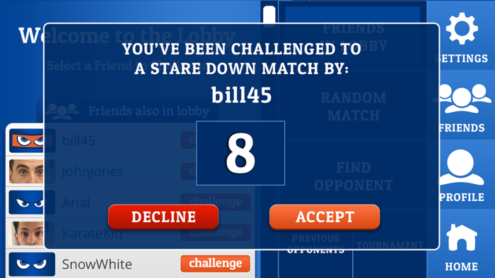 Stare Down Match