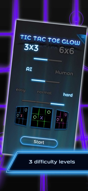 Tic Tac Toe Glow by TMSOFT - Apps on Google Play