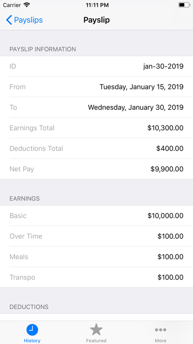 How to cancel & delete VMS Payslip from iphone & ipad 2