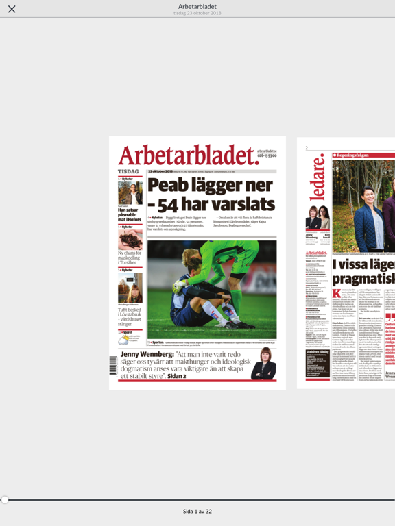 Screenshot #6 pour Arbetarbladet e-tidning