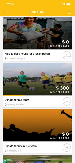 Game screenshot Donation Crowdfunding apk