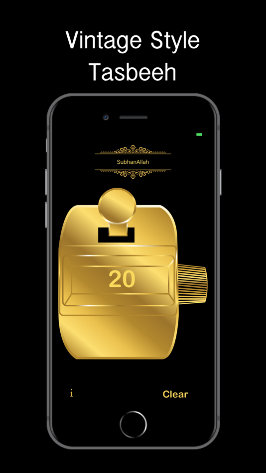 #2. Tasbeeh - Golden Tap Counter (iOS) Podle: Zain Habib