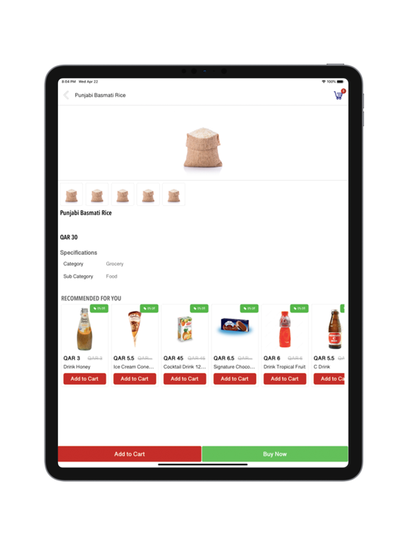 Majlis Supermarket iPad screenshot