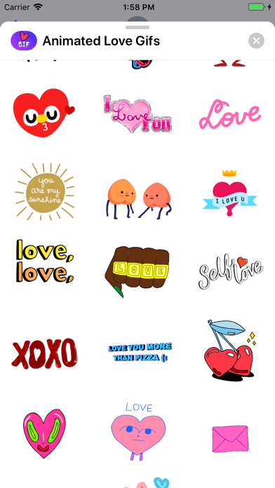 Animated Love Gifs Screenshot