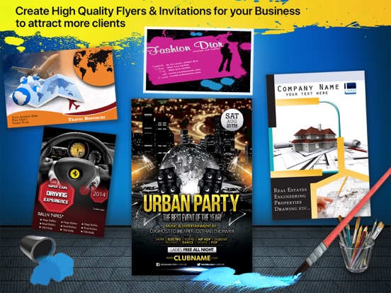 Flyer & Invitation Creator iPad app afbeelding 2