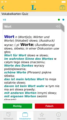 Game screenshot Polnisch Deutsch Wörterbuch hack