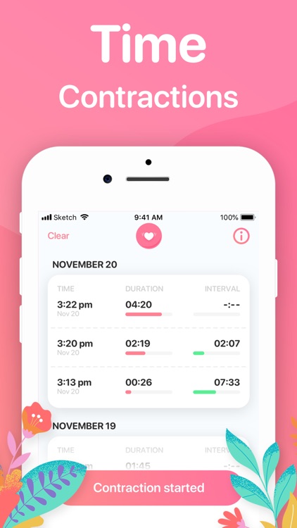 Contraction Counter and Timer