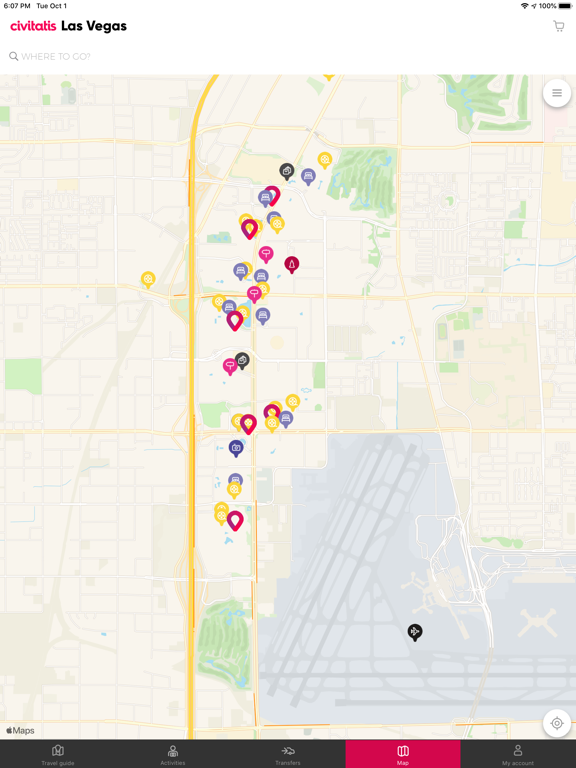 Las Vegas Guide Civitatis.com iPad screenshot 4 - Travel app