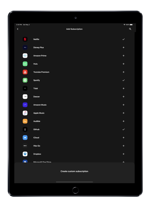 Screenshot #5 pour Subscriptions