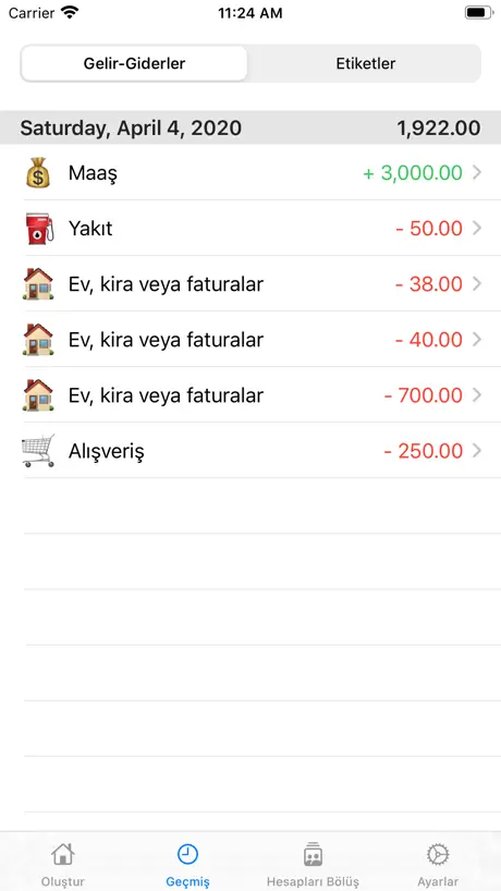 Gelir Gider