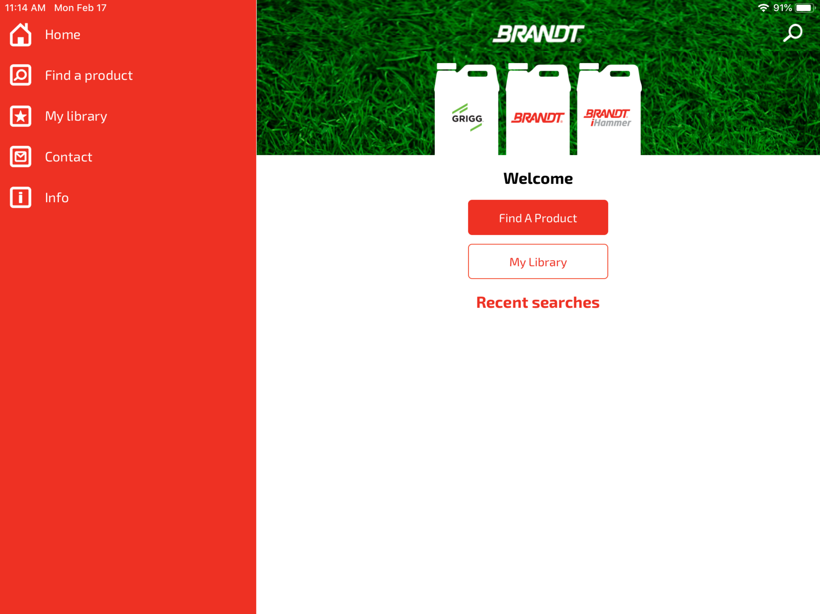 BRANDT Turf Product Finder