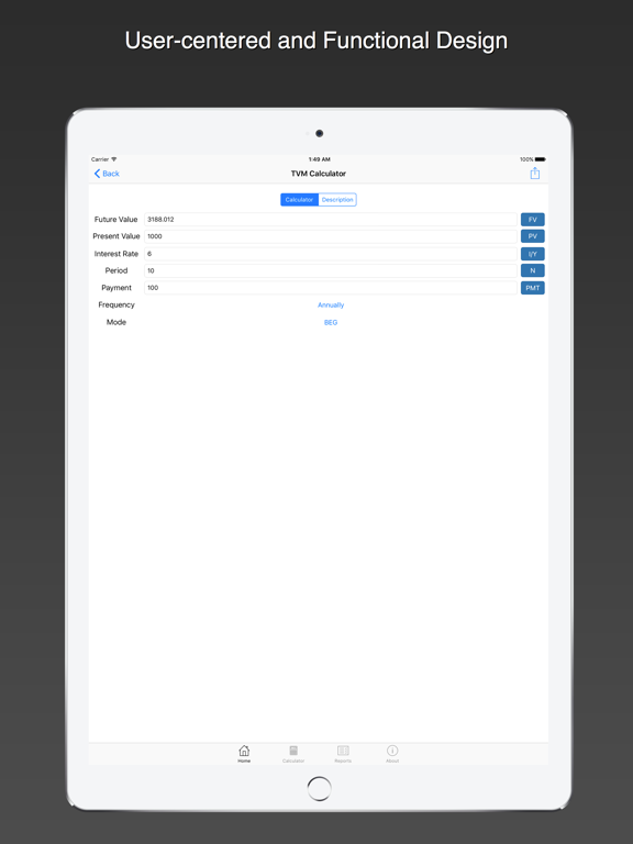 Screenshot #6 pour BA Financial Calculator Plus
