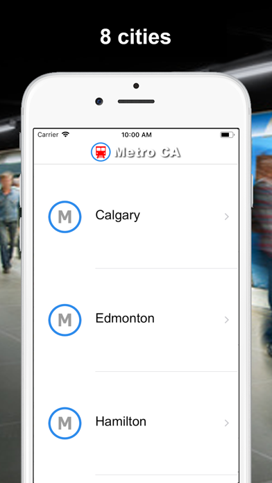 Screenshot #1 pour Métro CA - Montréal, Vancouver