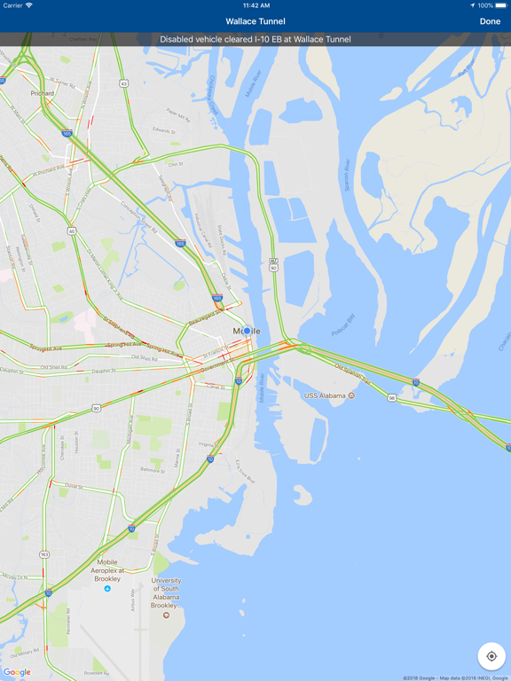 Mobile Traffic iPad screenshot 2 - Navigation app