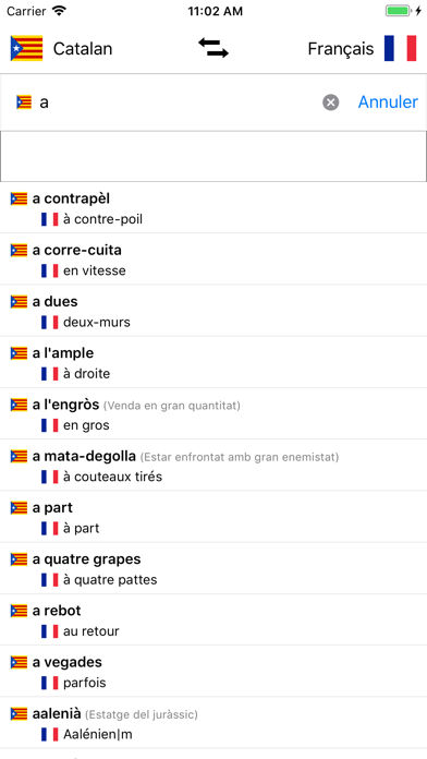 Screenshot #3 pour Dictionnaire Catalan-Français