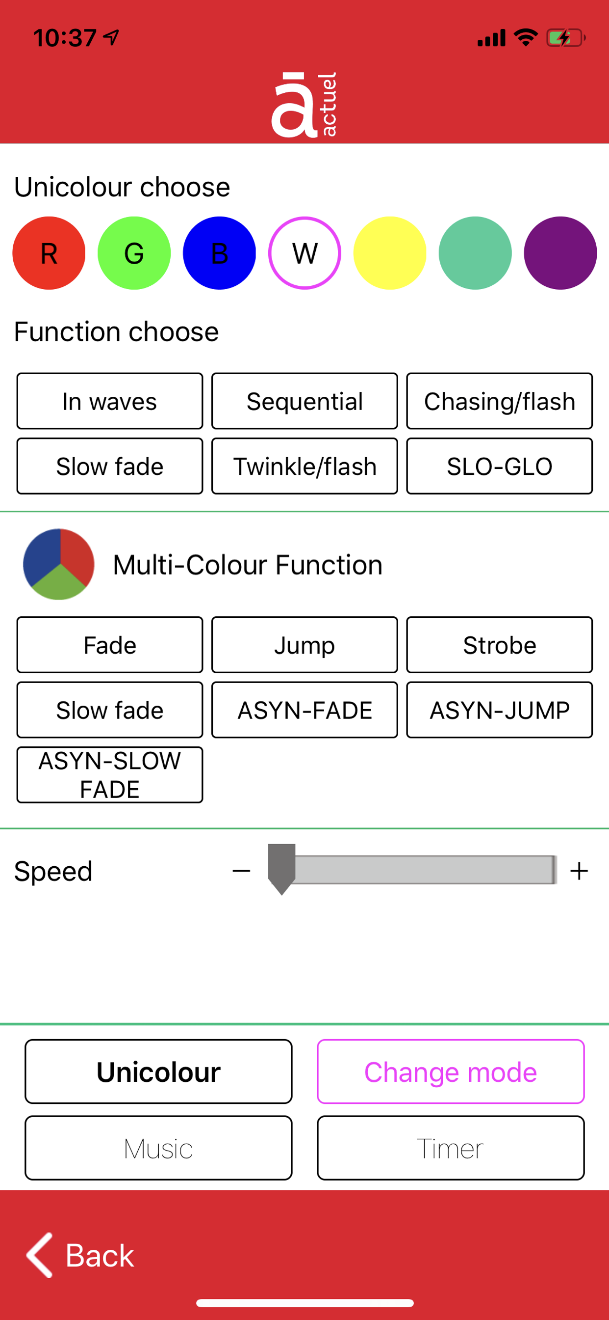 Actuel RGB Lights screenshot 3