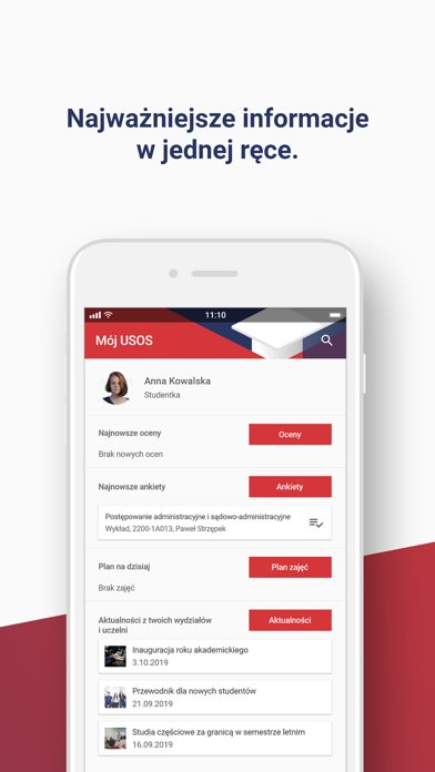Mobile USOS NCU Screenshot
