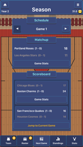 Hoop League Tactics screenshot