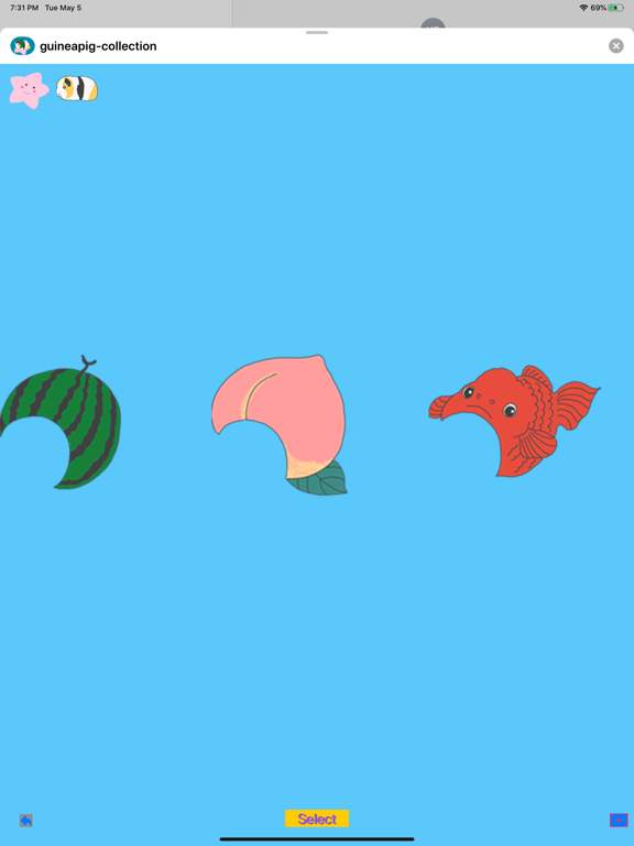 guineapig-collection iPad screenshot 5 - Stickers app