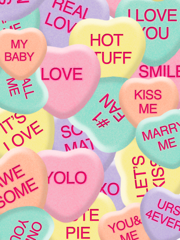 Screenshot #4 pour Candy Hearts - Sweet Emojis