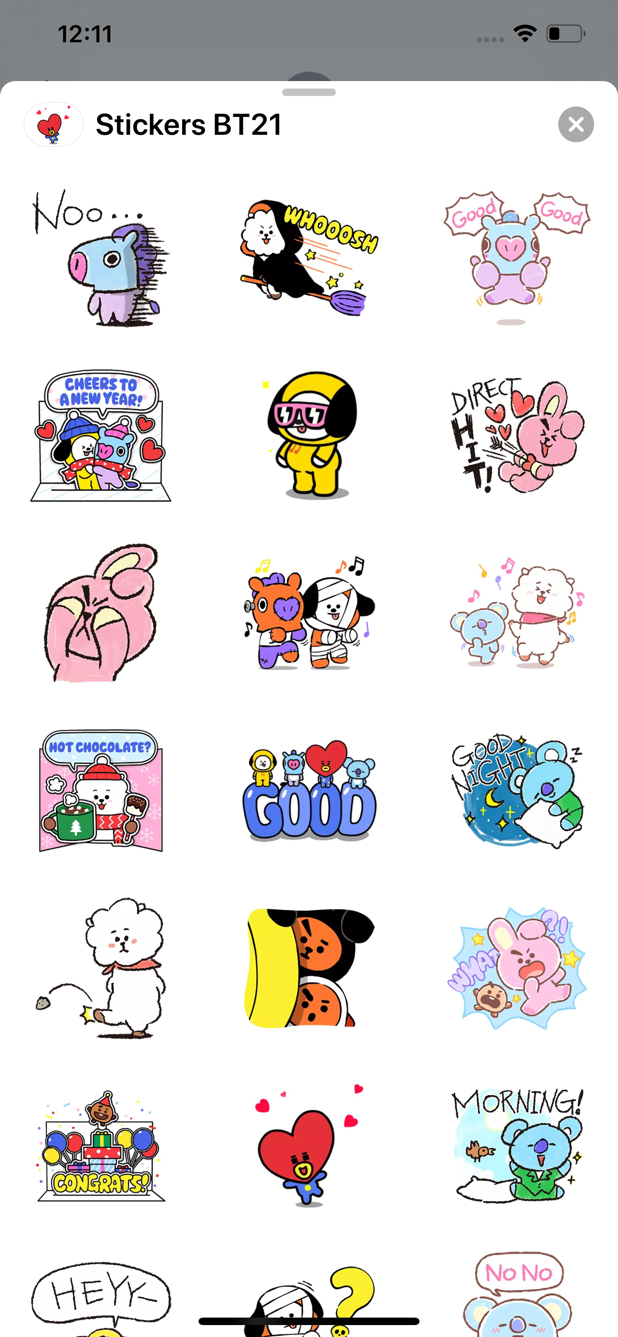 Stickers BT21