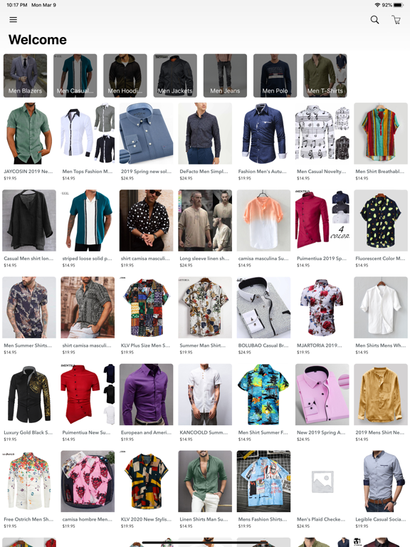 Screenshot #4 pour Men Shirt Shop Clothing