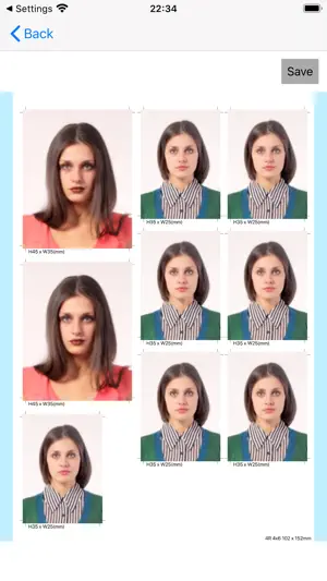 ID Photo application screenshot 2