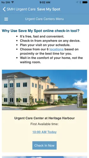 SMH Urgent Care screenshot 2