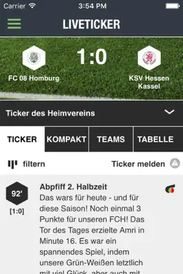 Game screenshot FC 08 Homburg apk