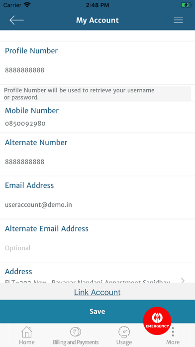 Gujarat Gas Limited-Mobile App Screenshot