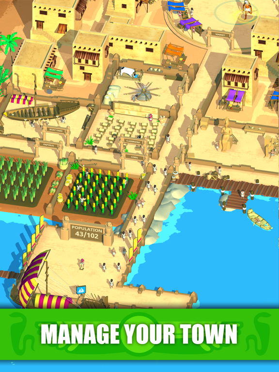 Screenshot #4 pour Idle Egypt Tycoon: Empire Game