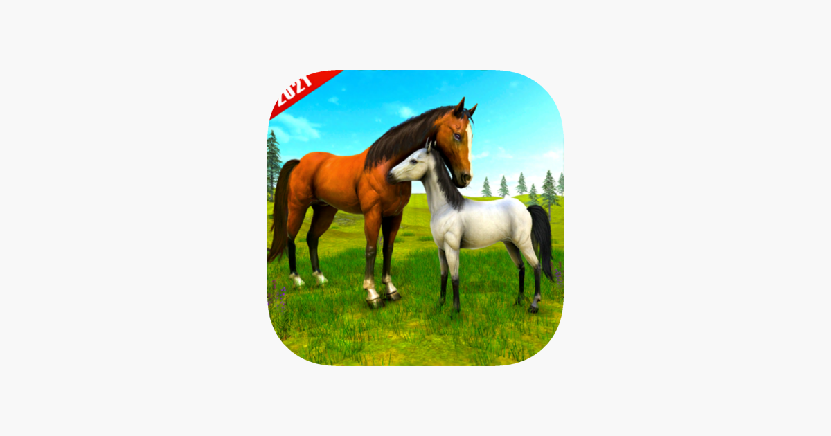 famiglia di cavalli selvaggi su App Store