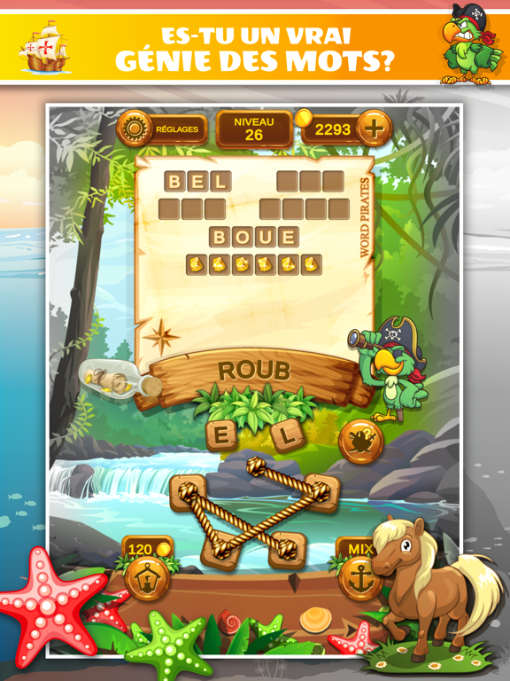 Screenshot #6 pour Mot Pirates - Jeu De Mots