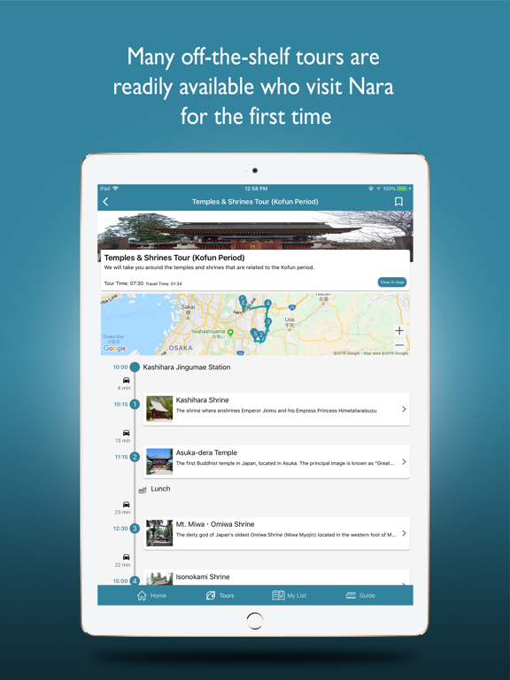 Nara Kofun & Heritage Tour iPad screenshot 3 - Travel app