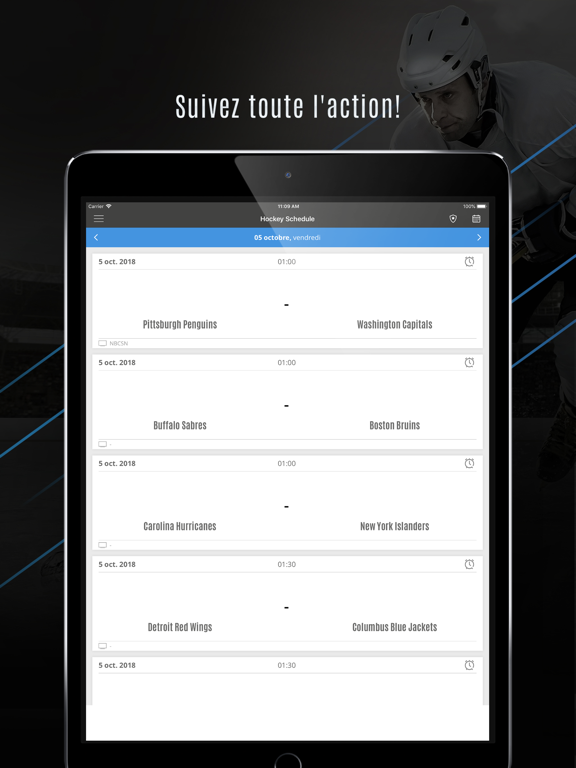 Screenshot #5 pour Horaires pour le hockey 2024