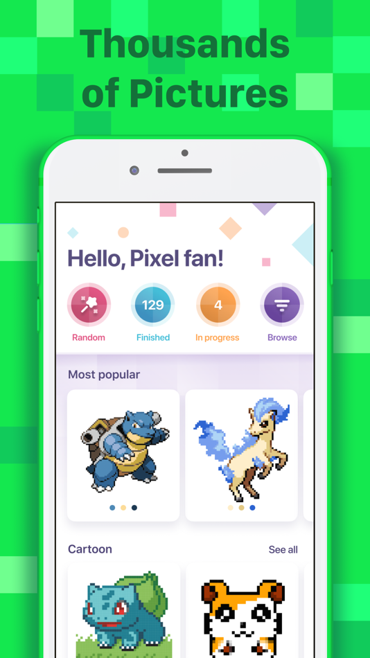 #4. Color by number. Coloring Book (iOS) 来自: Funny Apps & Games - FUNAPP LTD