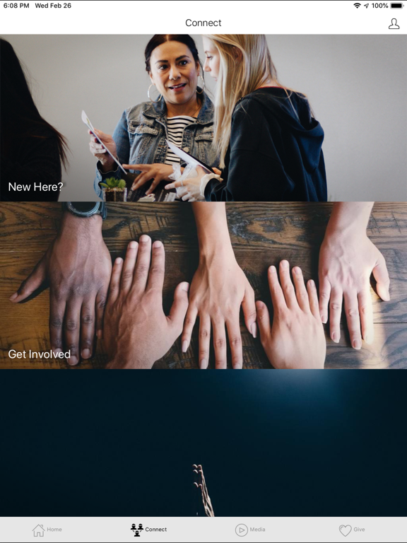 The Way Family Church iPad screenshot 2 - Lifestyle app