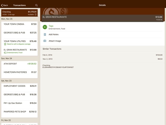 Glenwood State Bank iPad screenshot 2 - Finance app