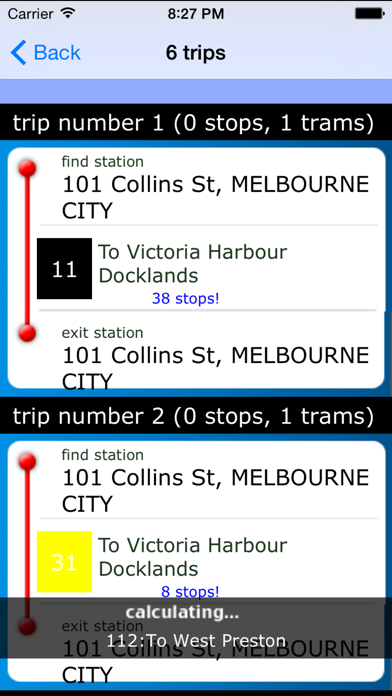 Screenshot #3 pour Melbourne Trams