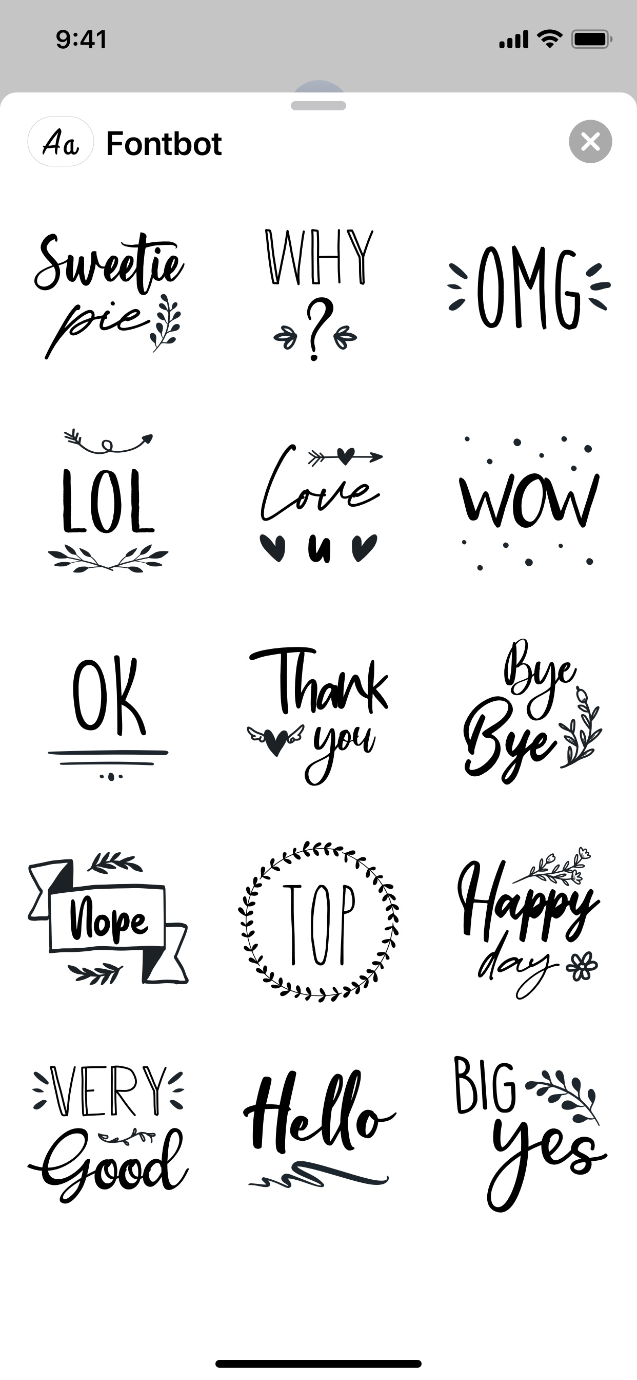 Fonts Air - Font Art Keyboard