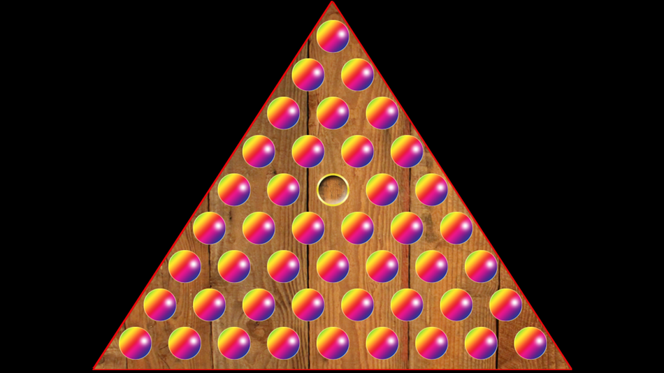 #7. Triangle Peg Deluxe (iOS) Podle: Christophe Baranger