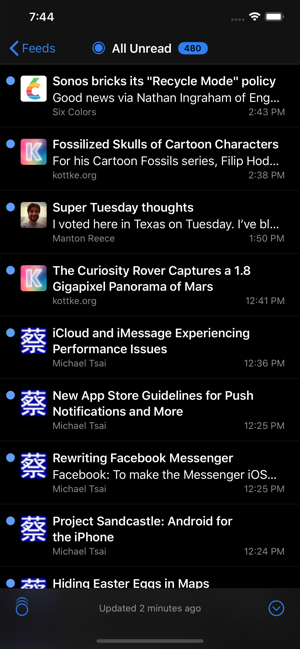 ‎NetNewsWire: RSS Reader Screenshot