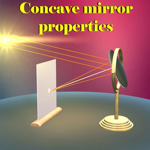 Concave mirror properties icon