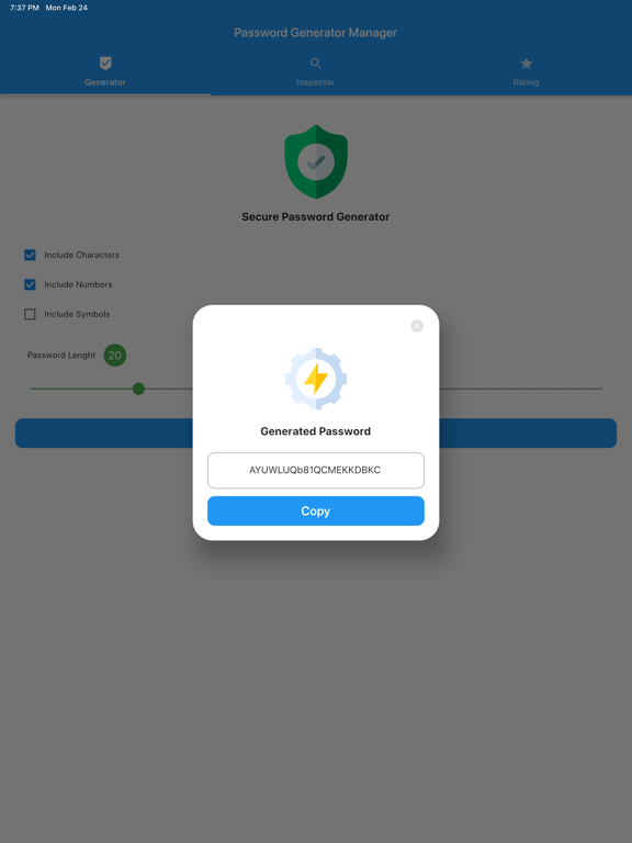 Screenshot #5 pour Password Generator Manager