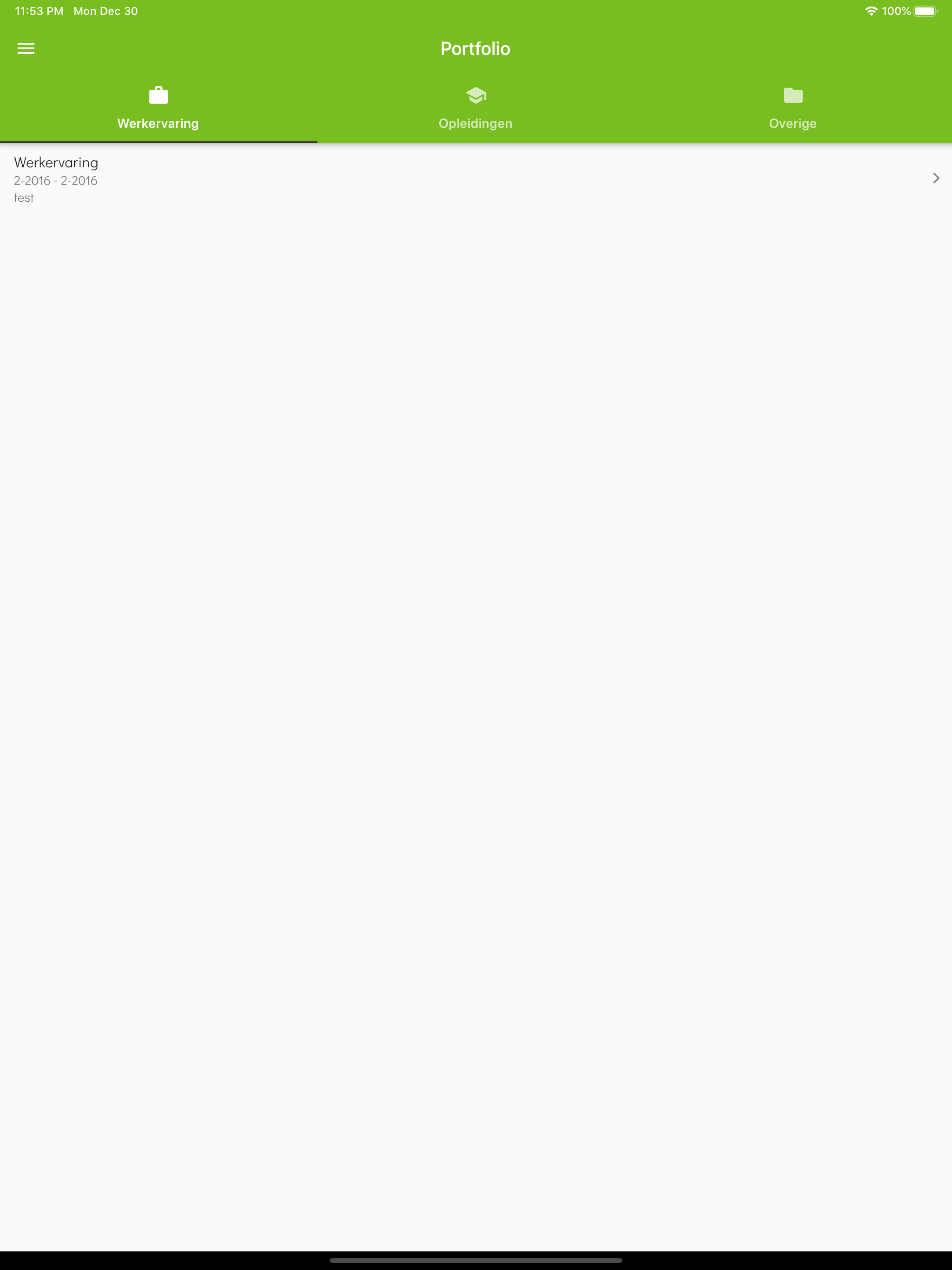 mijn portfolio (ePortfolio) screenshot 14